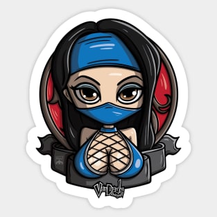 Kitana Pin Up Sticker